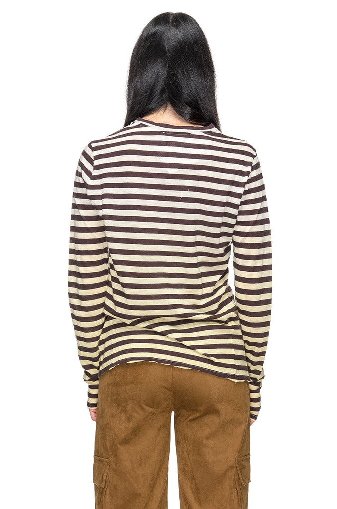 MAGLIA RIGHE MOKA PHISIQUE DU ROLE