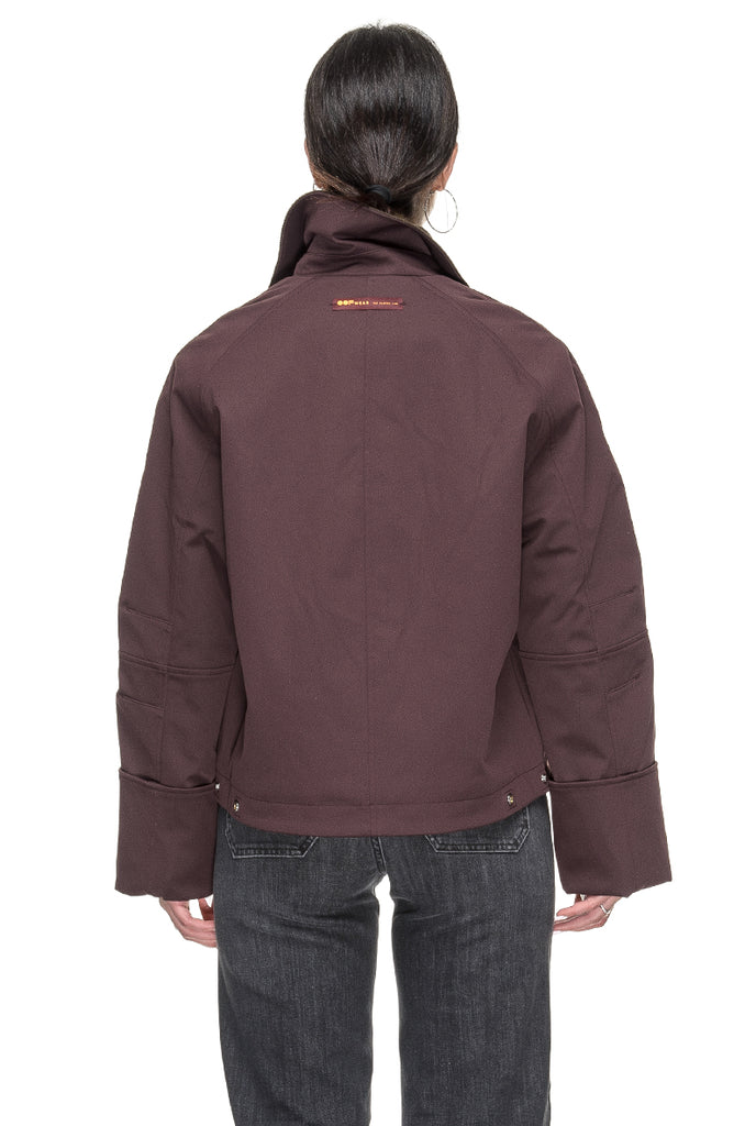 GIACCA IMBOTTITA RED/BROWN OOF WEAR