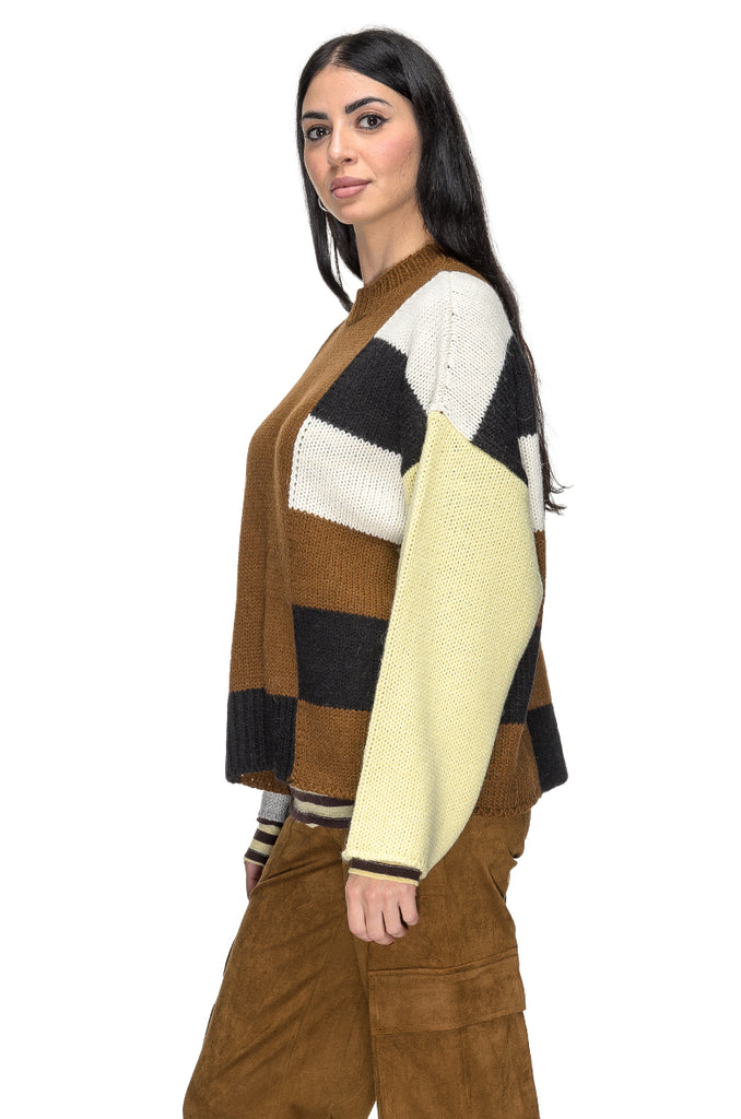 MAGLIONE MULTICOLOR PHISIQUE DU ROLE