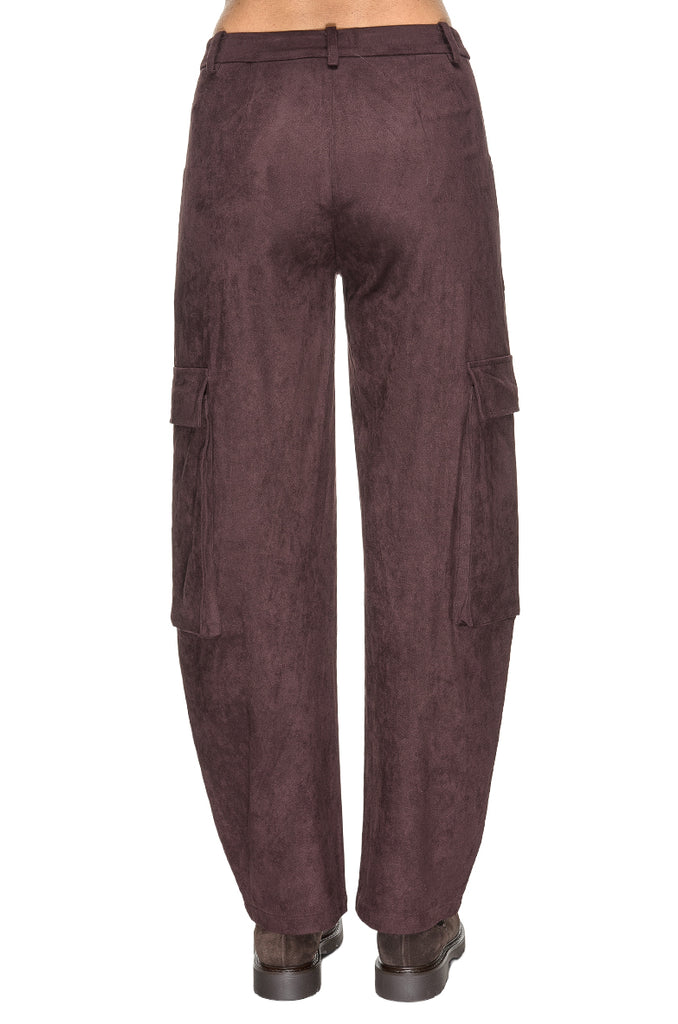 CARGO PANTS DAINETTO BORDEAUX WEILI ZHENG