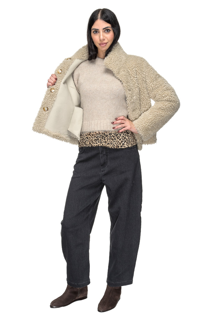 GIACCA ECOFUR BEIGE MEHRAN