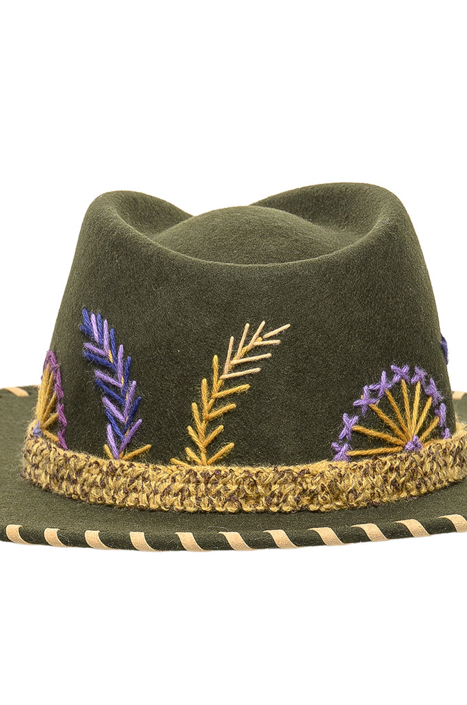 CAPPELLO FEDORA VERDE THE HAT PHILOSOPHY