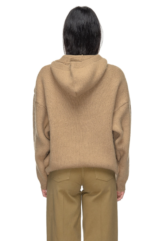 MAGLIA OVER CAPPUCCIO CAMMELLO MARSEM