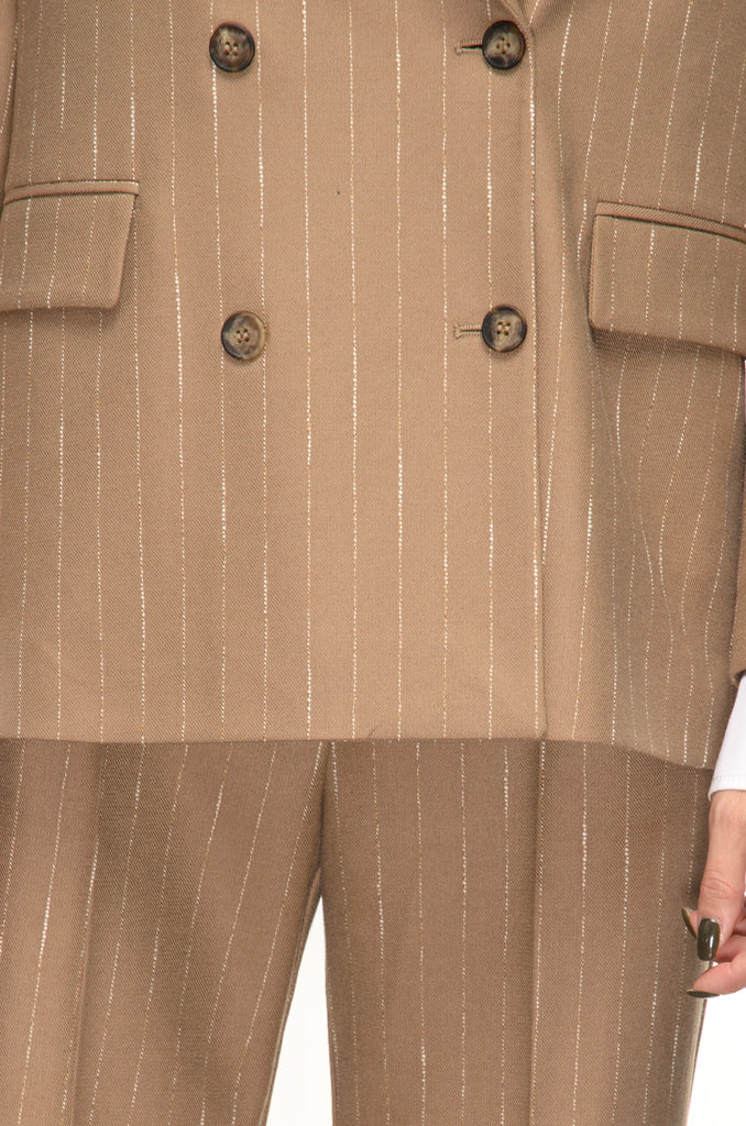 TAILLEUR GESSATO CAMEL FLOW