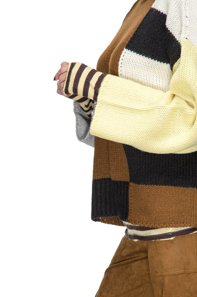 MAGLIONE MULTICOLOR PHISIQUE DU ROLE