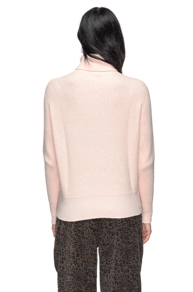 MAGLIONE COLLO ALTO ROSA ERIKA