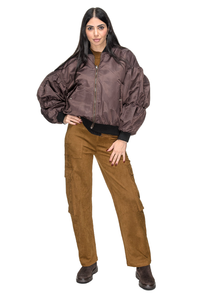 BOMBER DOUBLEWEAR ANIMALIER WEILI ZHENG