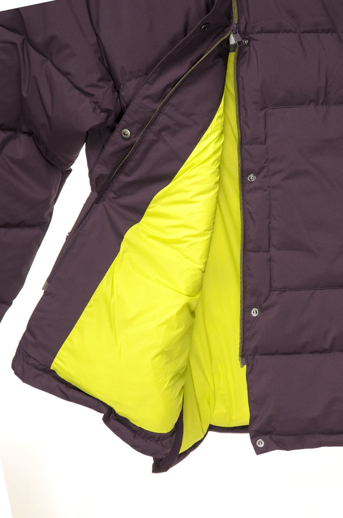 PIUMINO PRUGNA/GIALLO FLUO TANTA RAIN WEAR