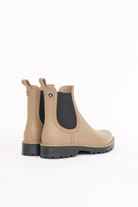 BOOTS WATERPROOF BEIGE/NERO TANTA RAIN WEAR