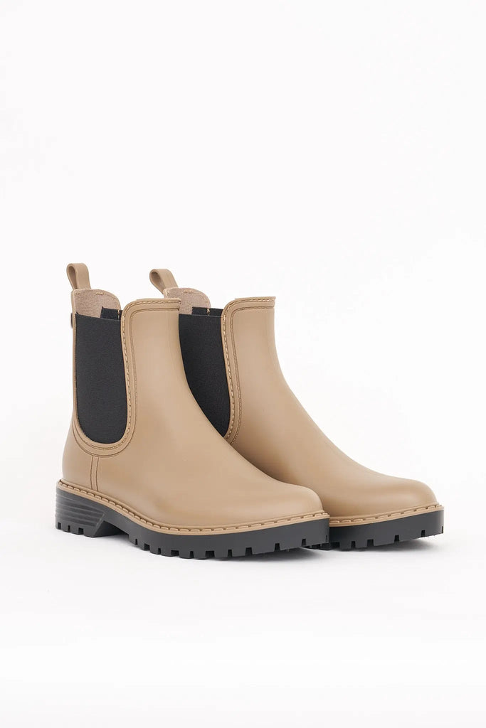 BOOTS WATERPROOF BEIGE/NERO TANTA RAIN WEAR